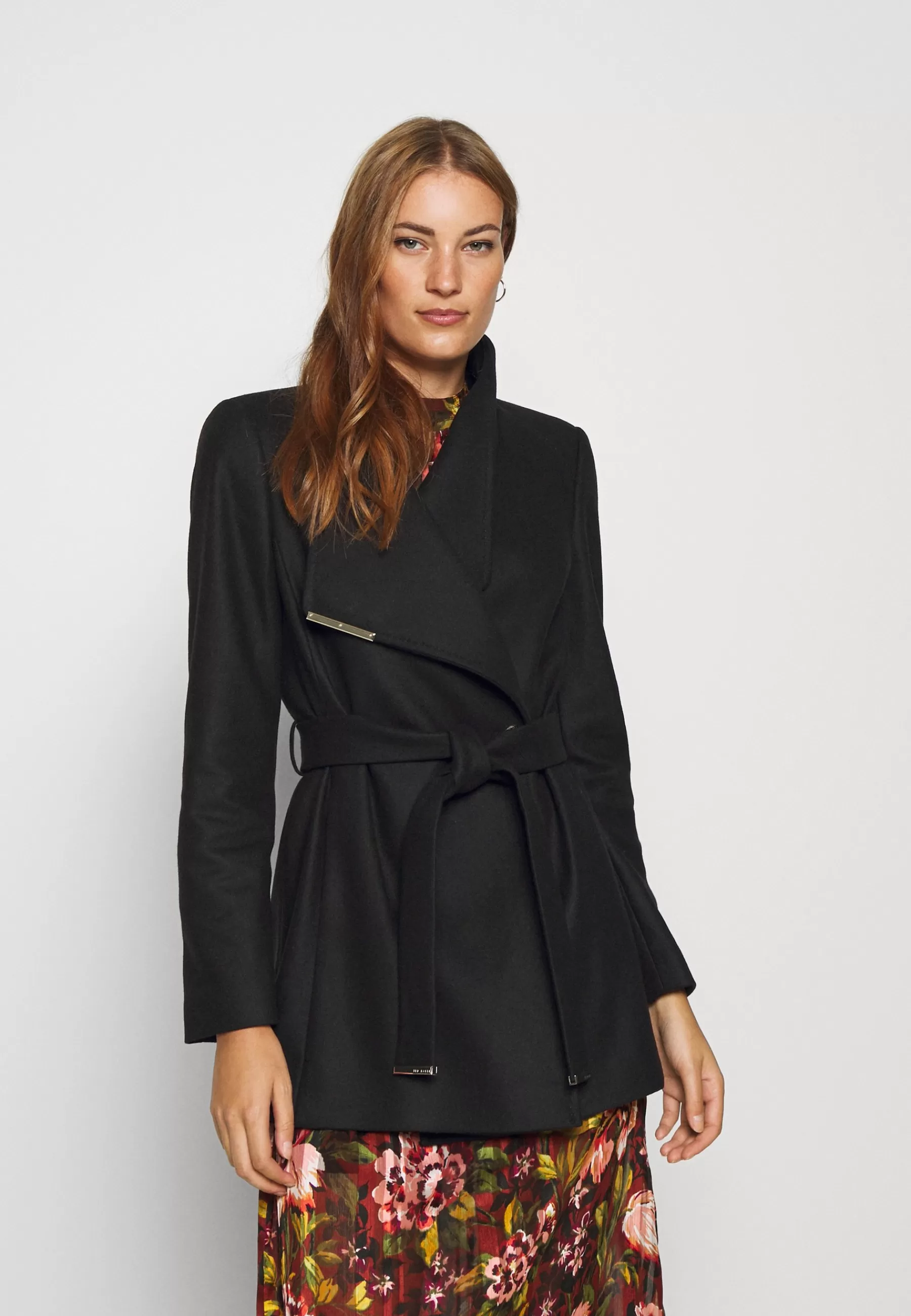 Hot Rosess Short Wrap Coat - Cappotto Corto Donna Classici