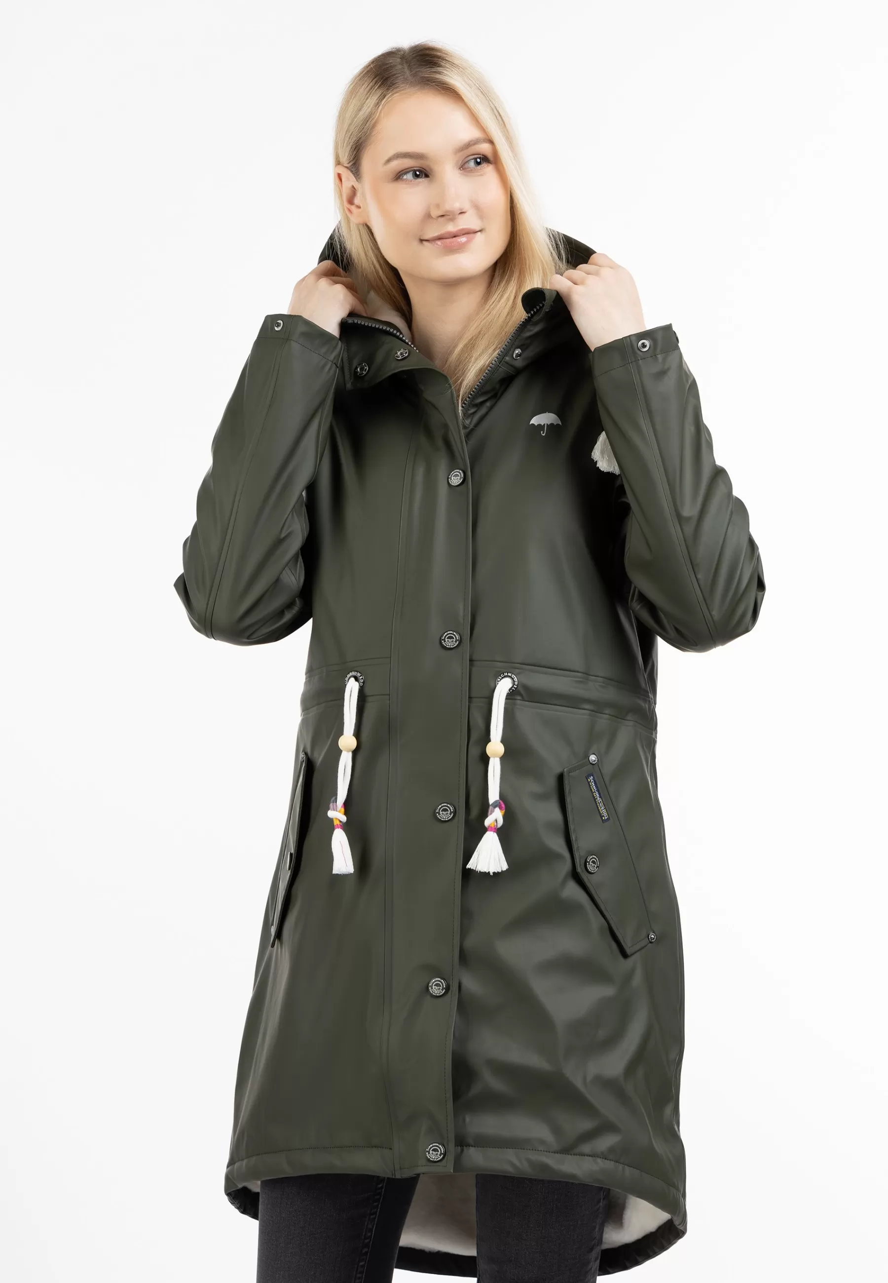 Cheap Regenmantel Mit Webpelzfutter Keyti - Parka Donna Parka