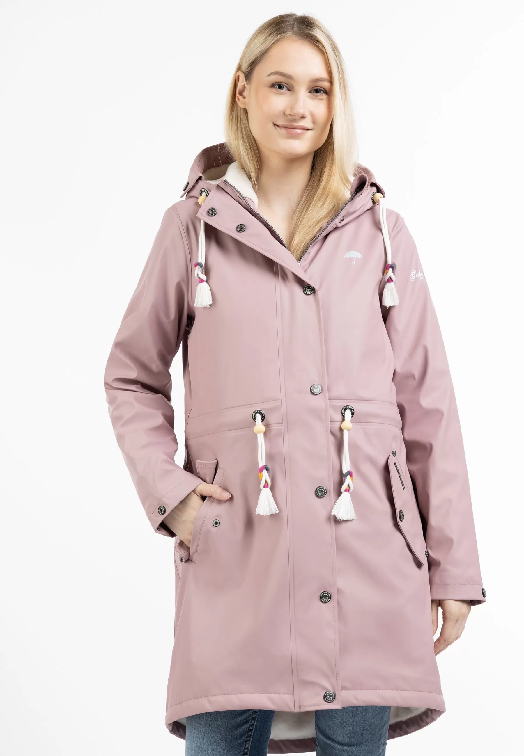 Sale Regenmantel Mit Webpelzfutter Keyti - Parka Donna Parka