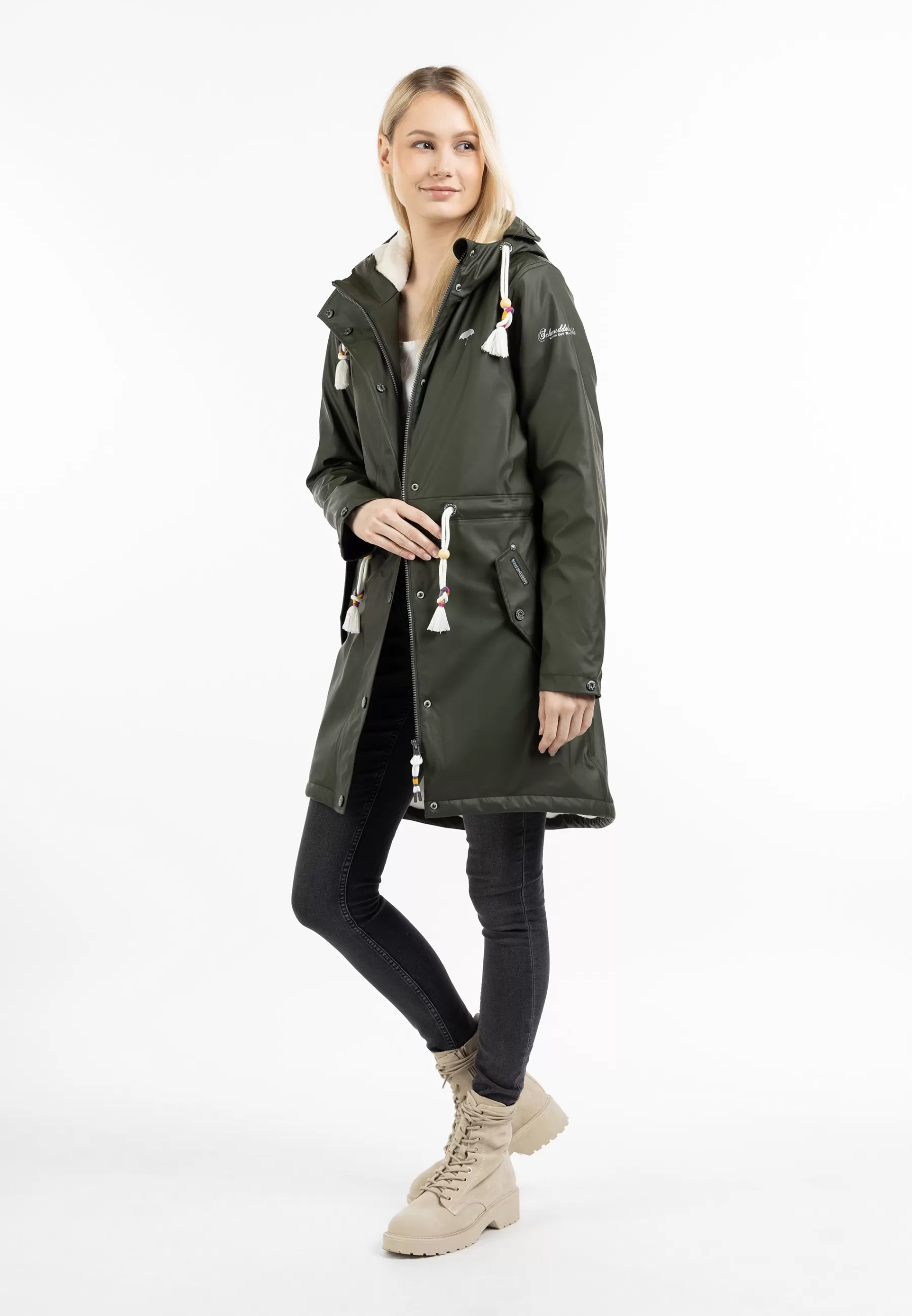 Cheap Regenmantel Mit Webpelzfutter Keyti - Parka Donna Parka