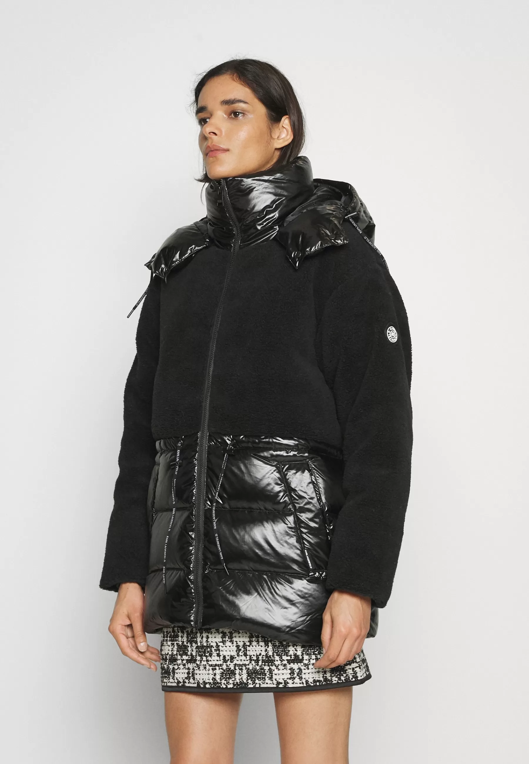 Store Shearling Mix Jacket - Piumino Donna Piumini Lunghi