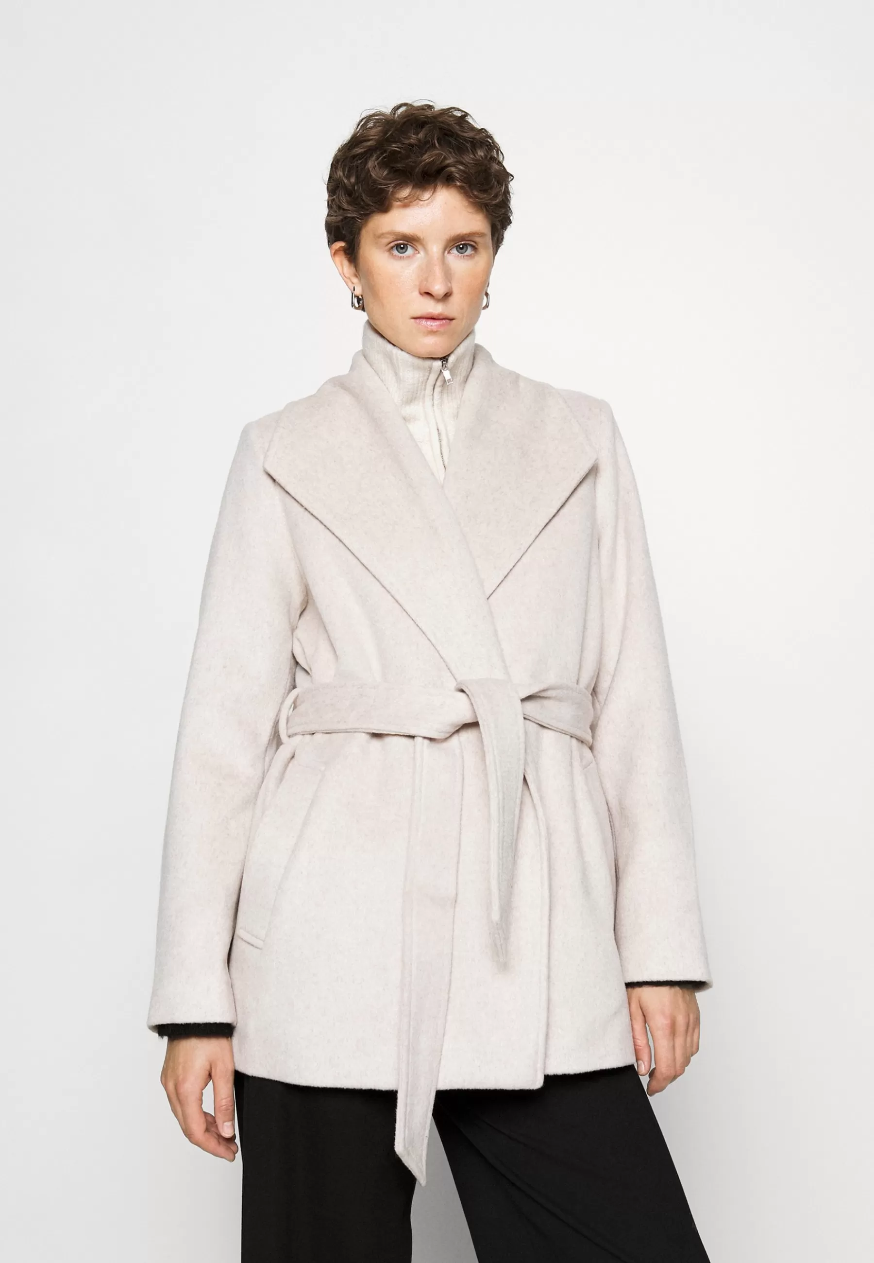 Online Slfrosa Short Wool Coat B - Cappotto Classico Donna Classici