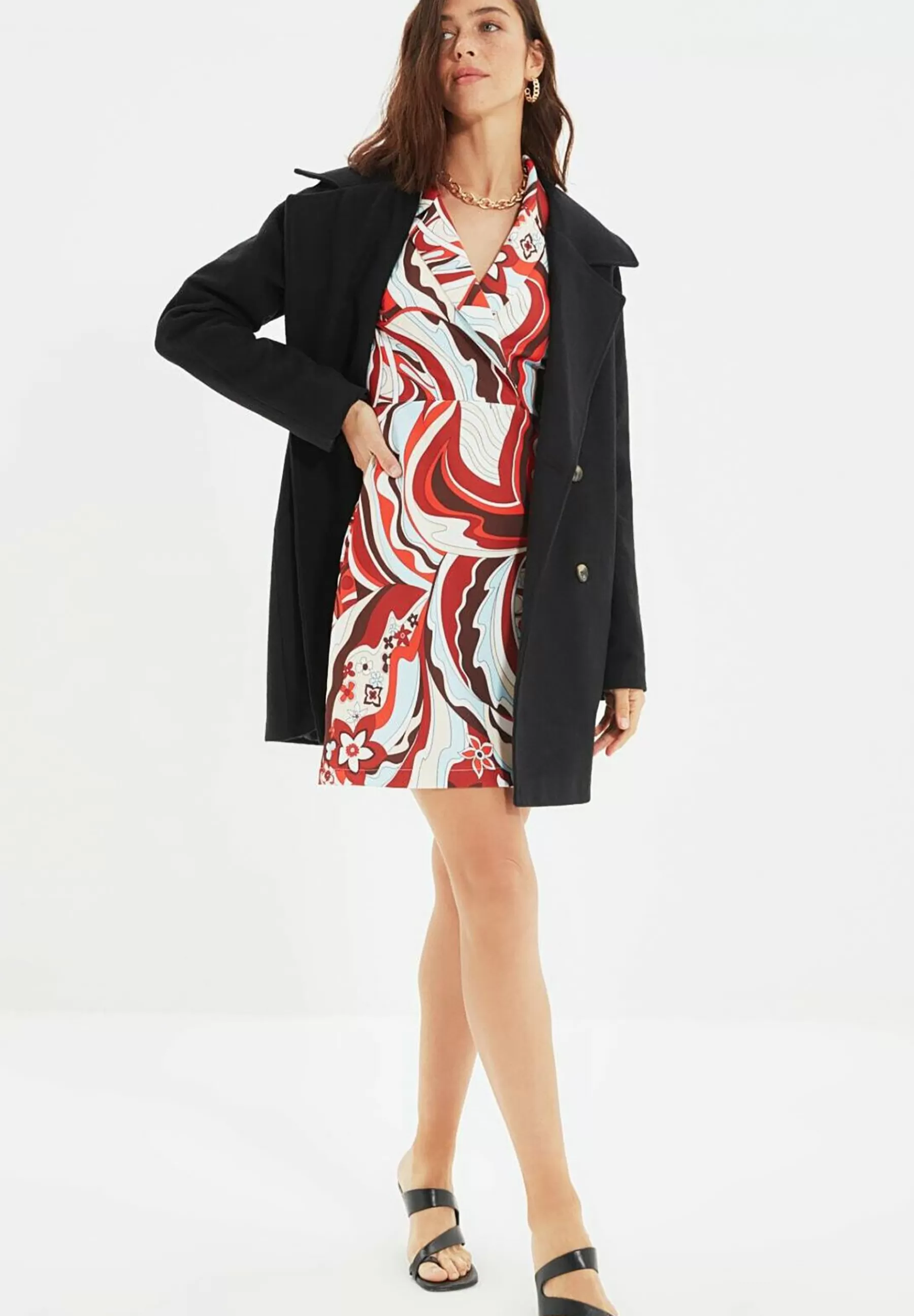 Flash Sale Twoaw21Kb0017/Tas - Cappotto Corto Donna Classici