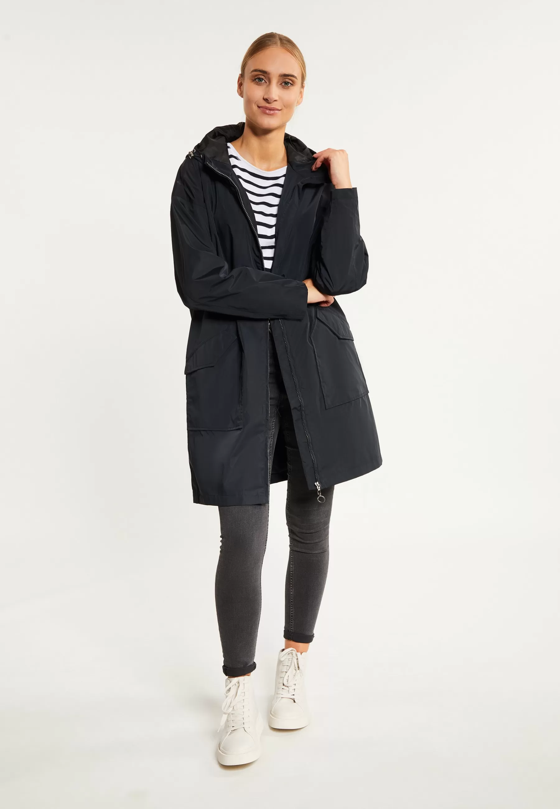 New Ubergangs - Recyceltes Material Bridgeport - Parka Donna Parka