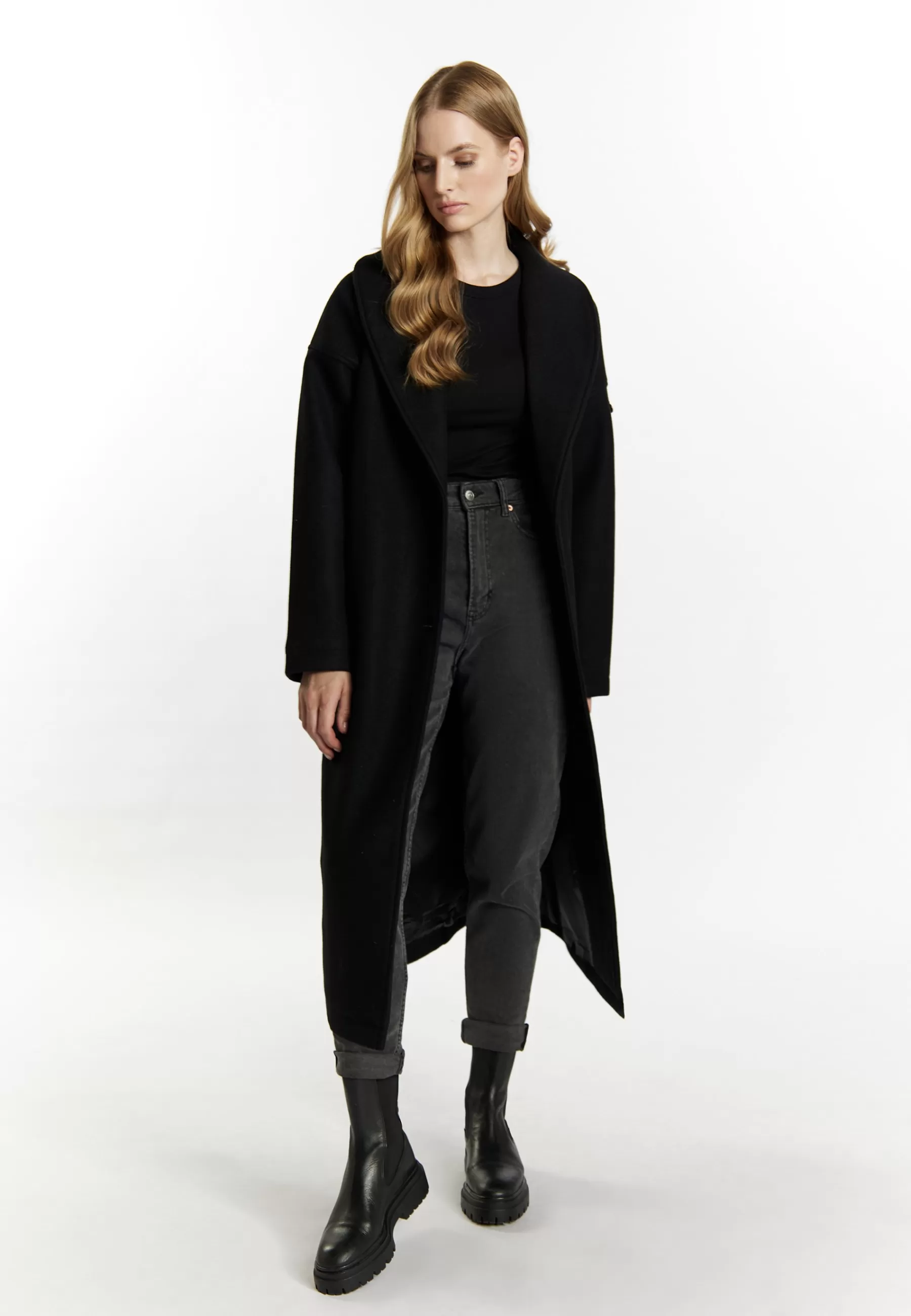 Fashion Ubergangs In Optik Incus - Cappotto Classico Donna Classici