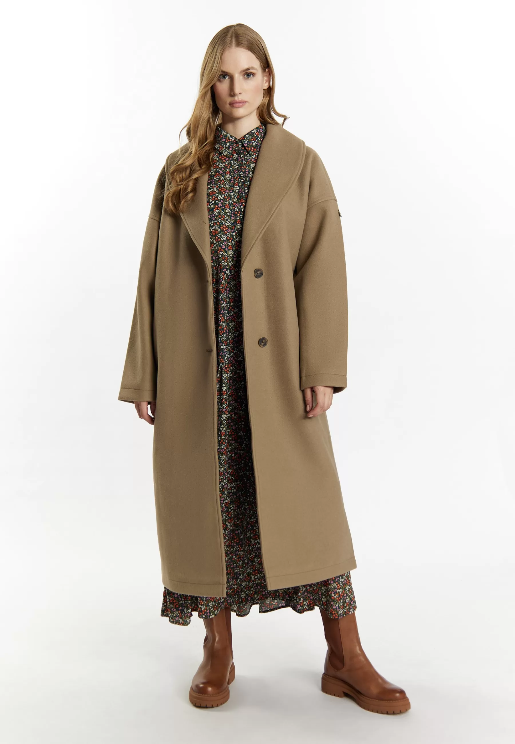 Shop Ubergangs In Optik Incus - Cappotto Classico Donna Classici