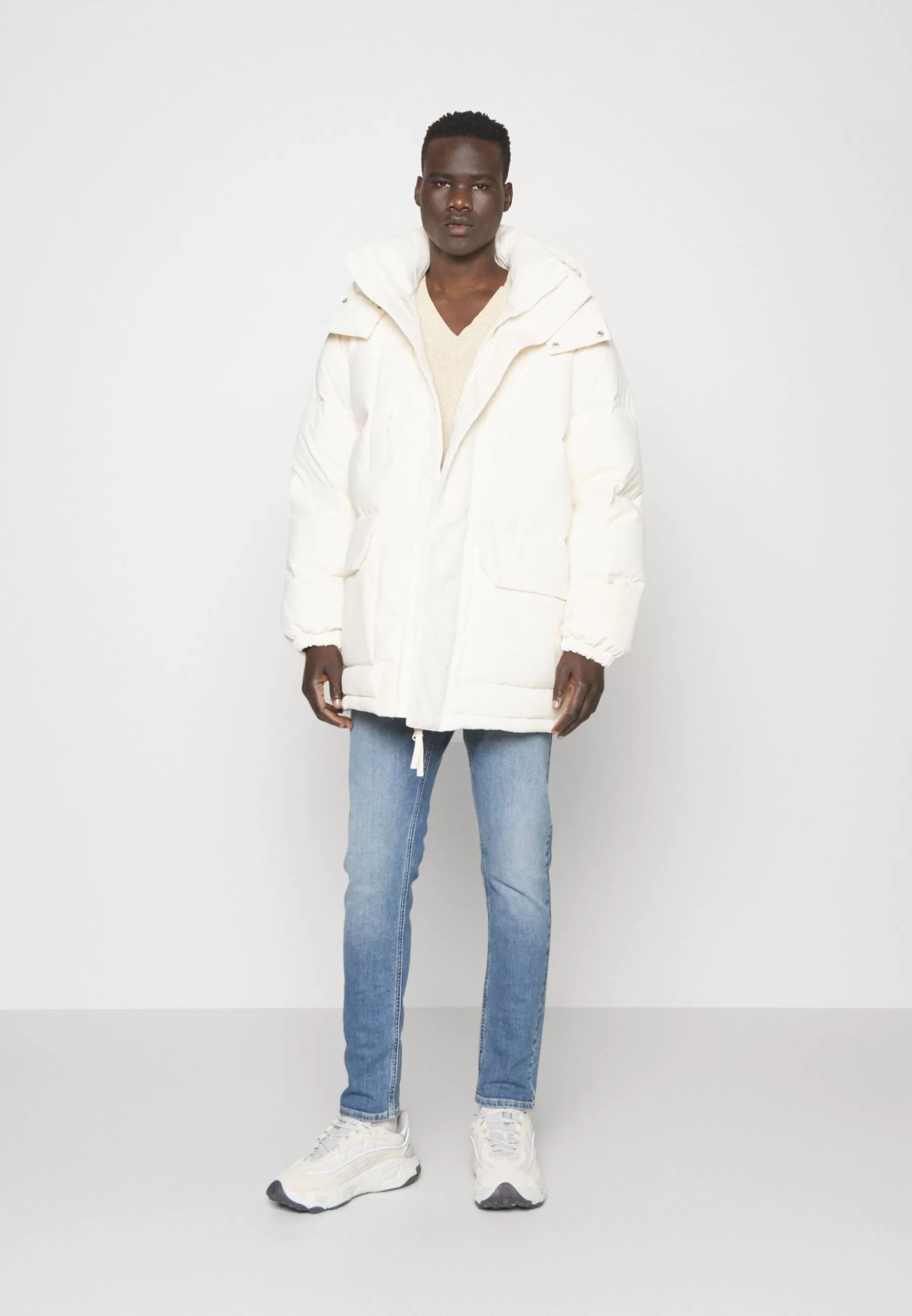 New Unisex - Piumino Donna Piumini Lunghi