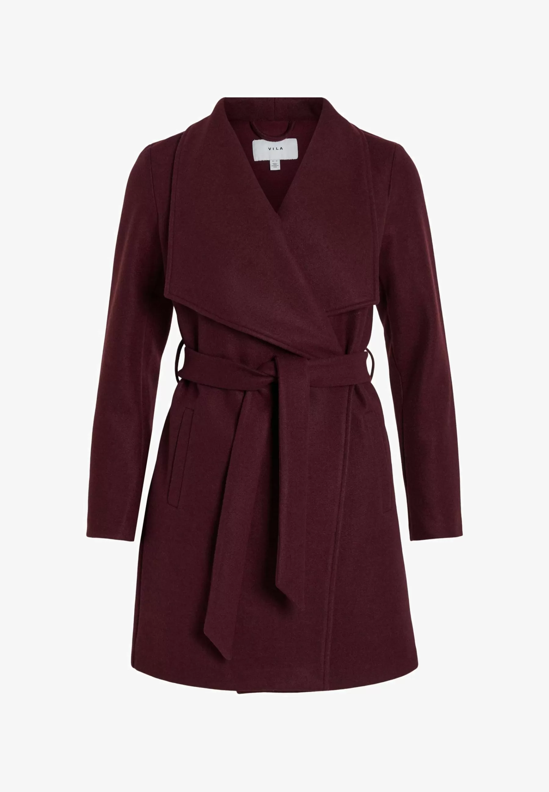 New Vicooley Collar Belt Noos - Cappotto Corto Donna Classici