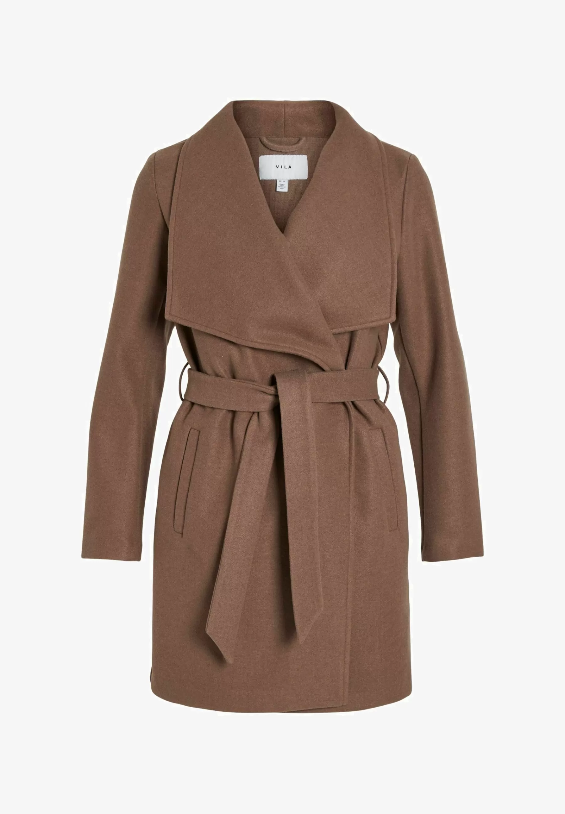Flash Sale Vicooley Collar Belt Noos - Cappotto Corto Donna Classici