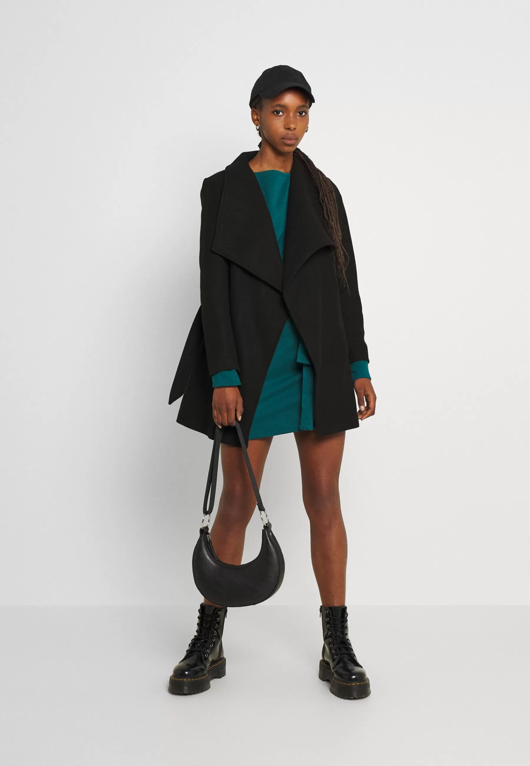 Cheap Vicooley Collar Belt Noos - Cappotto Corto Donna Classici