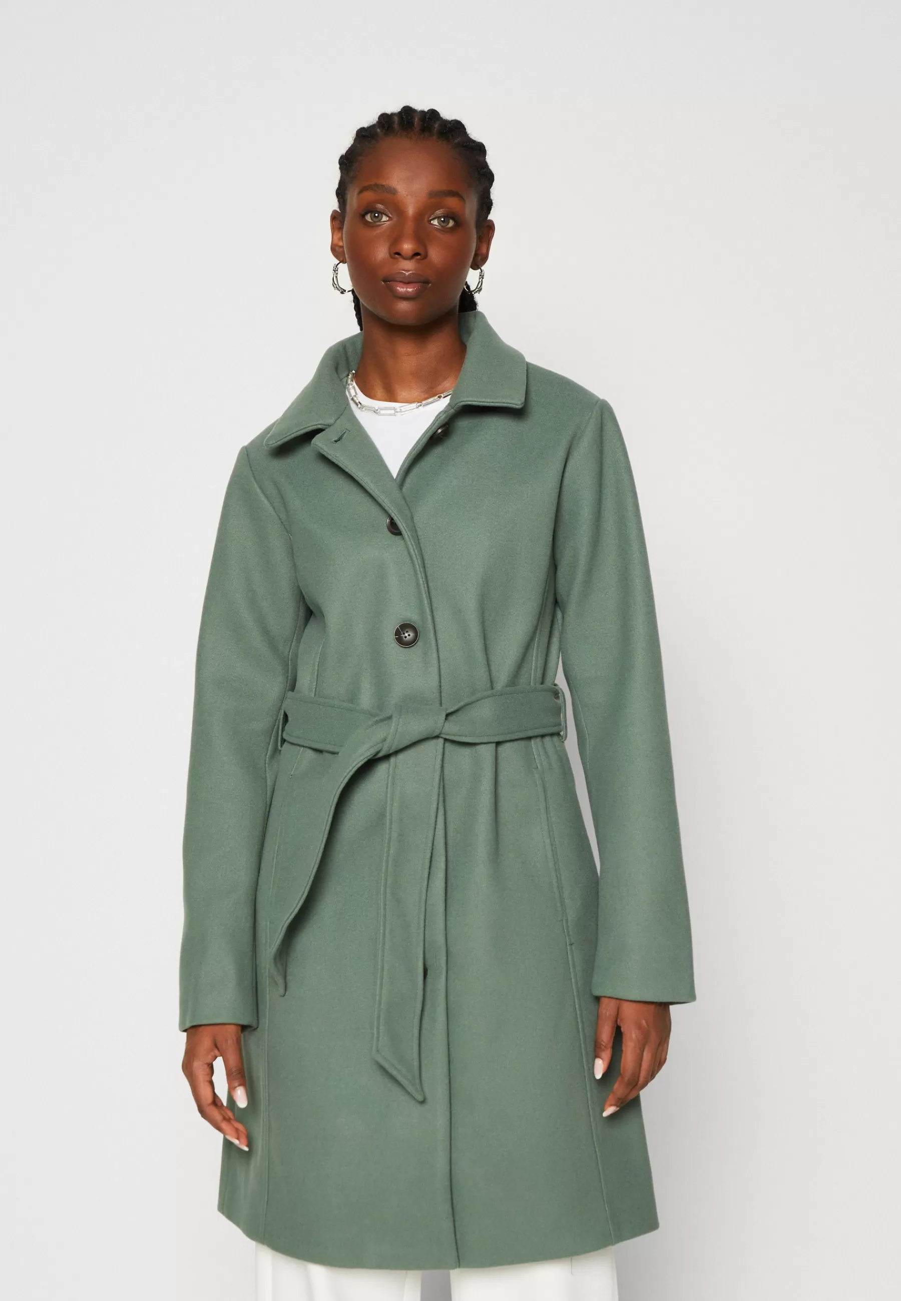 Cheap Vilidra Belt Coat - Cappotto Corto Donna Classici