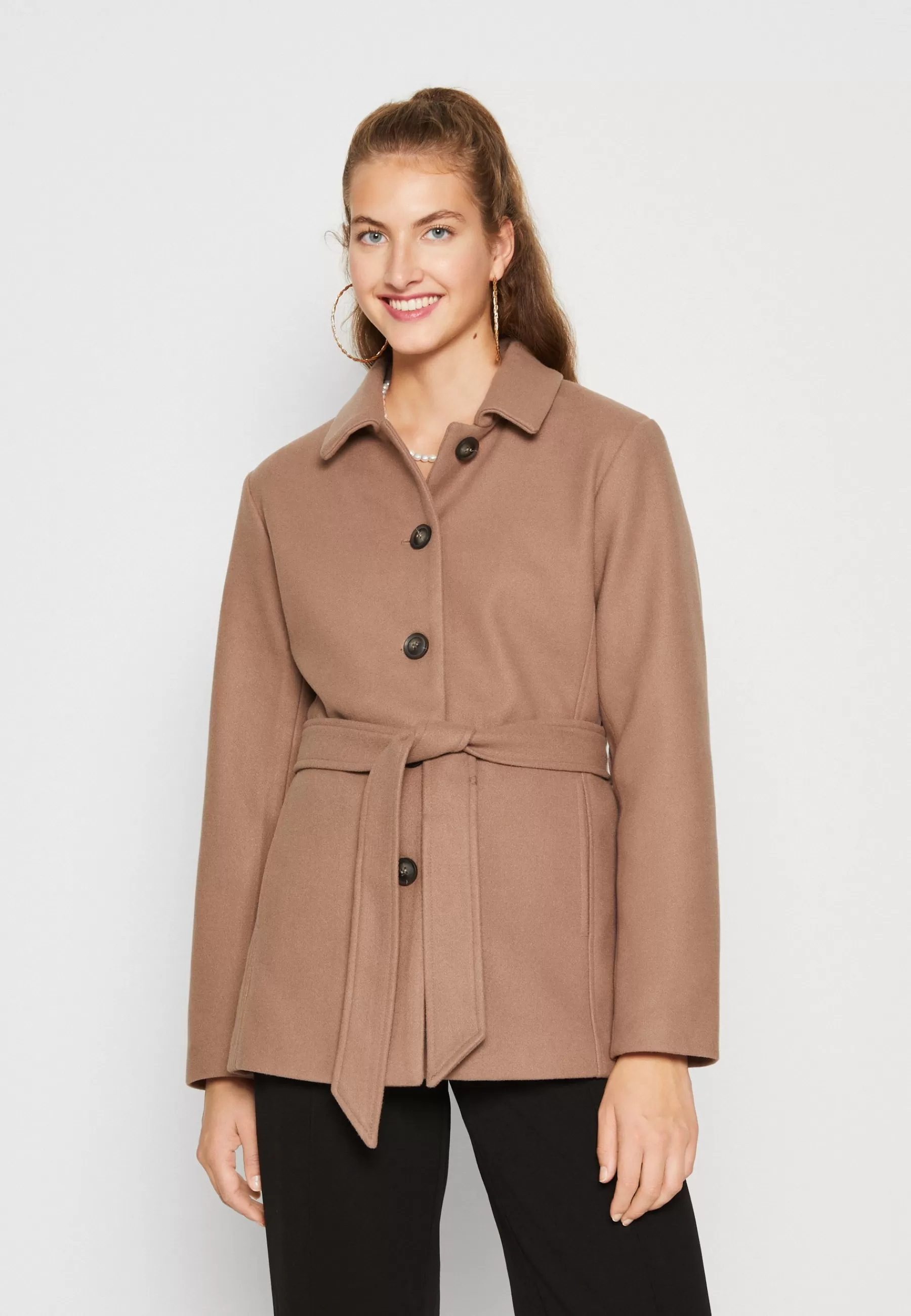 Cheap Vilidra Short Belt Coat - Cappotto Classico Donna Classici