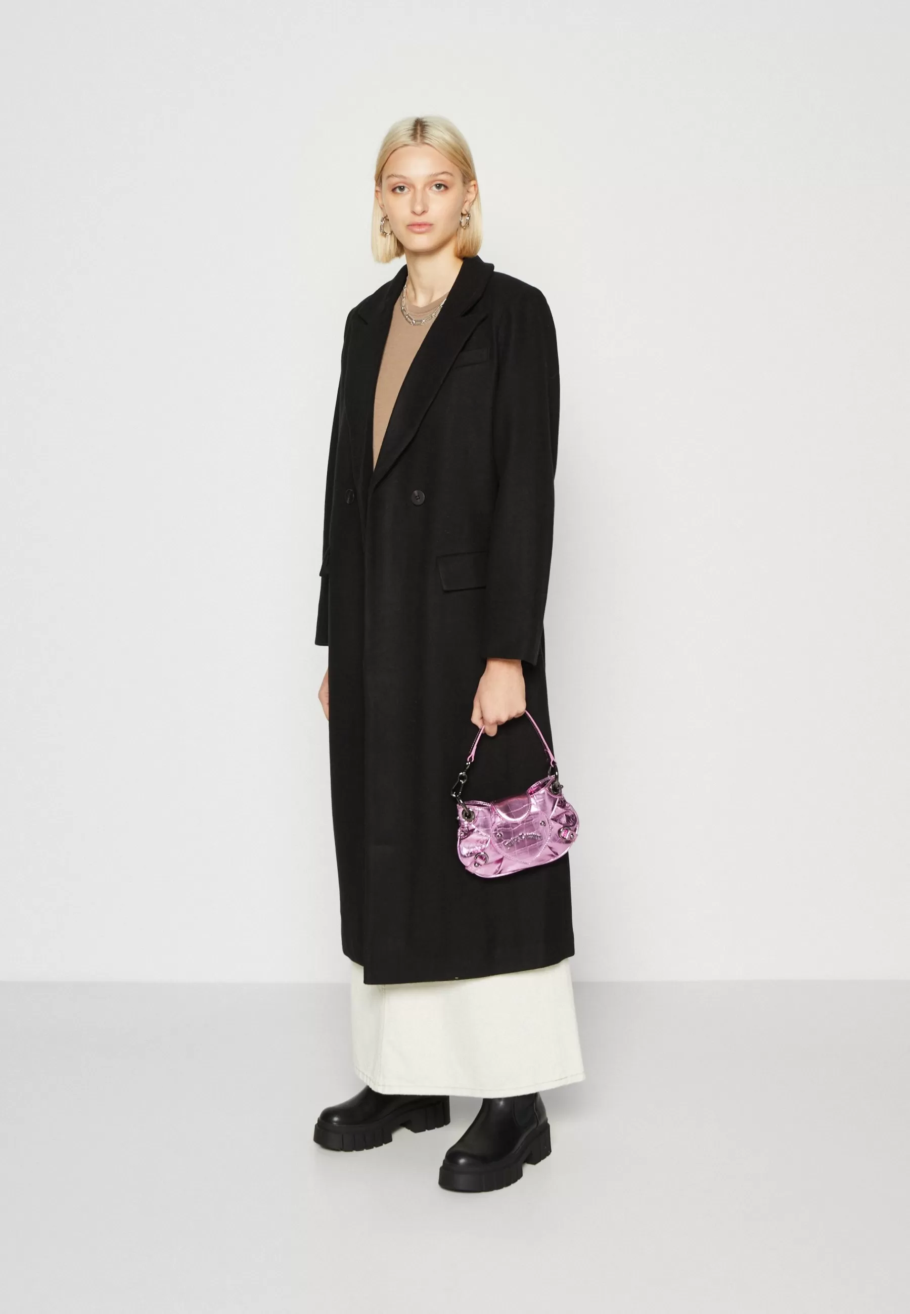 Fashion Vimano Maxi Coat - Cappotto Classico Donna Classici
