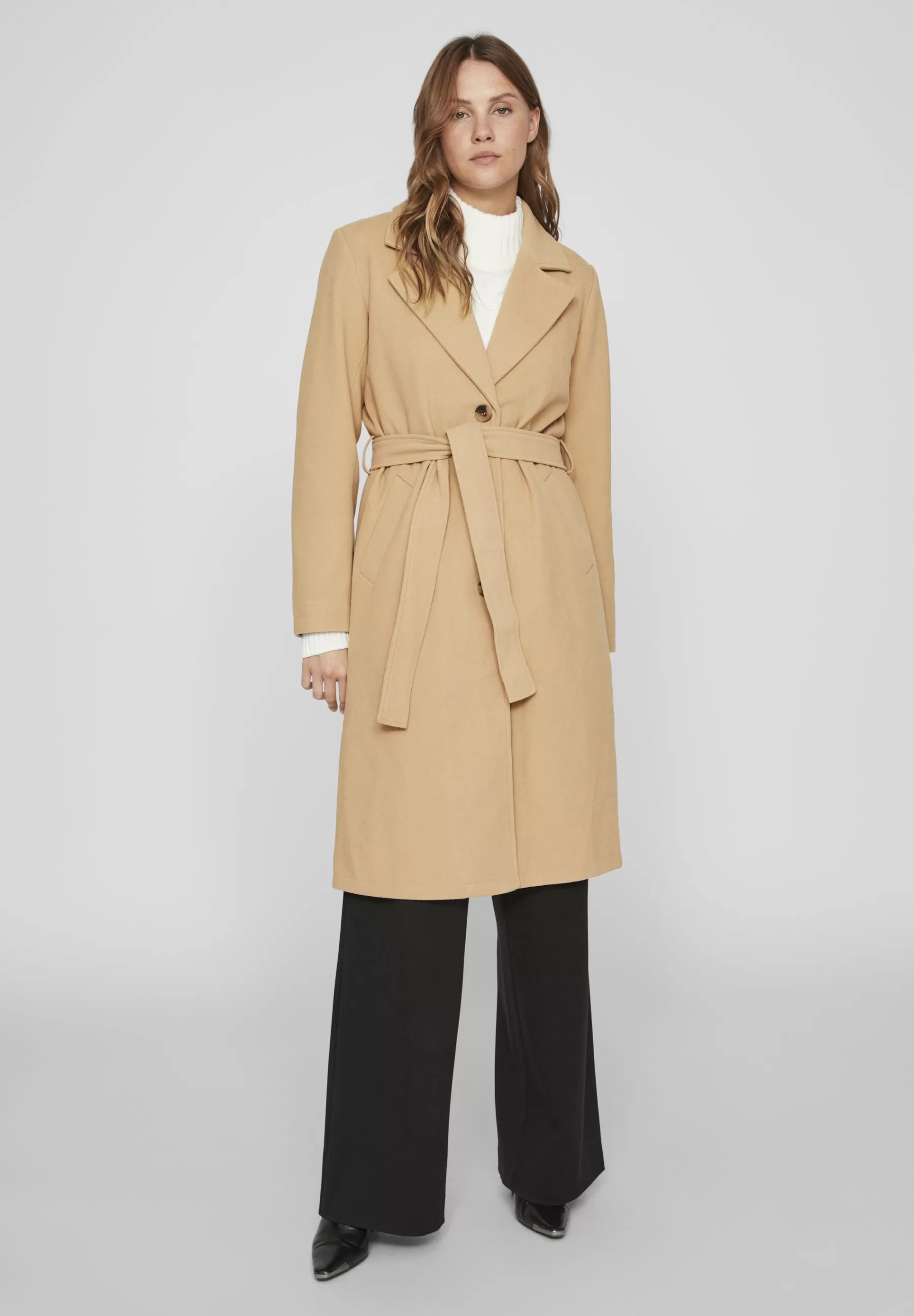 New Vipoko Long Belt Coat - Cappotto Classico Donna Classici