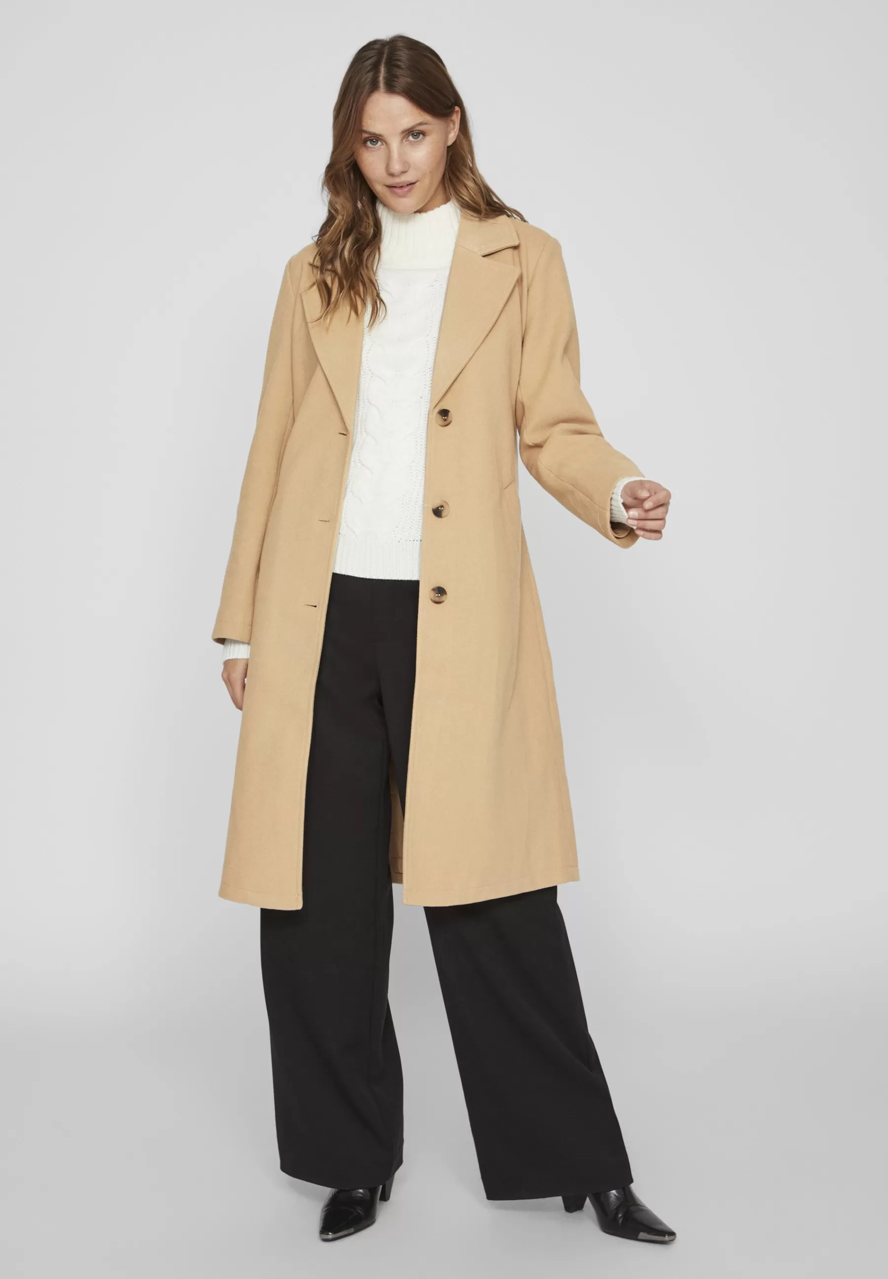 New Vipoko Long Belt Coat - Cappotto Classico Donna Classici