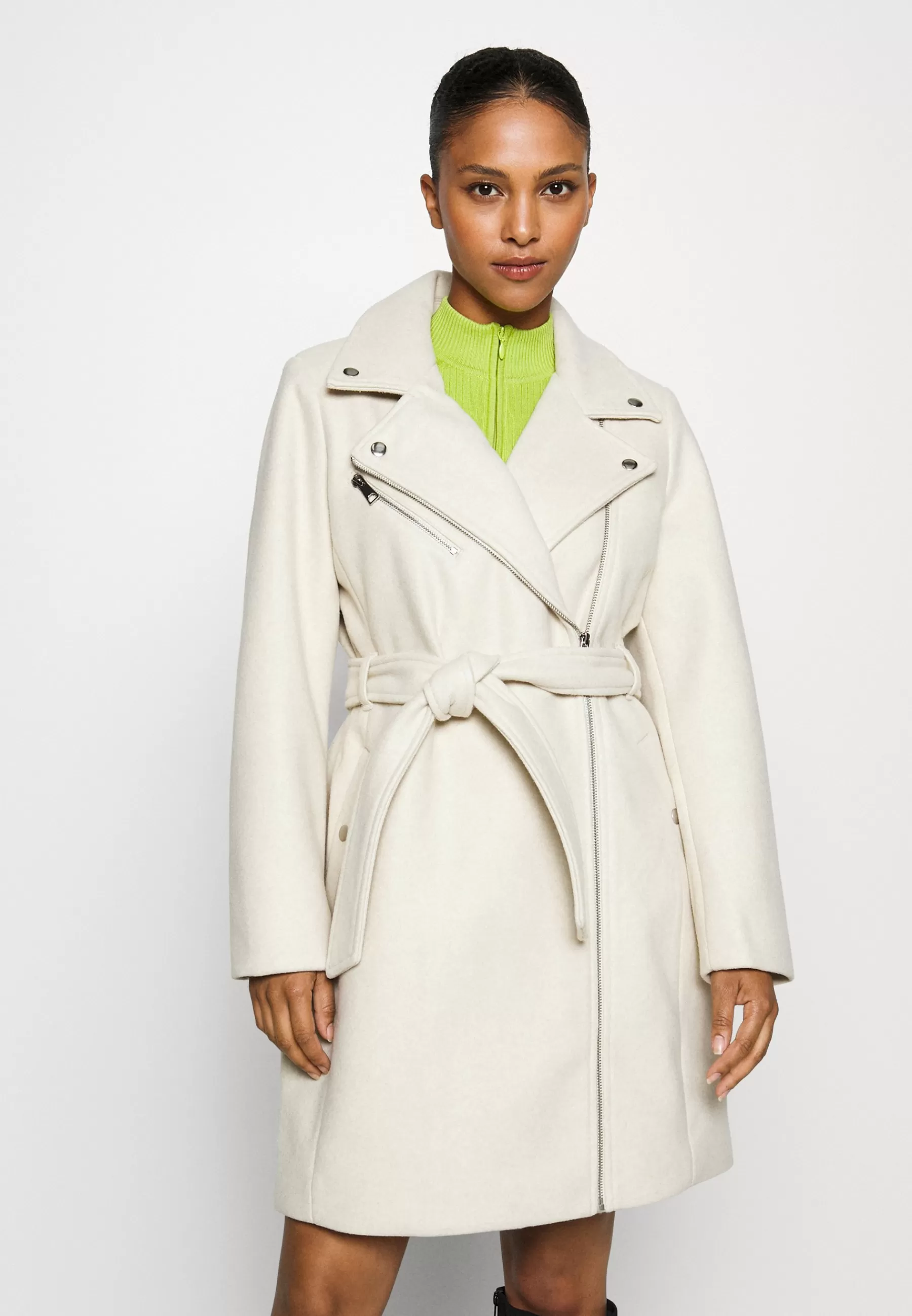 Store Vmpop Biker Coat - Cappotto Classico Donna Classici