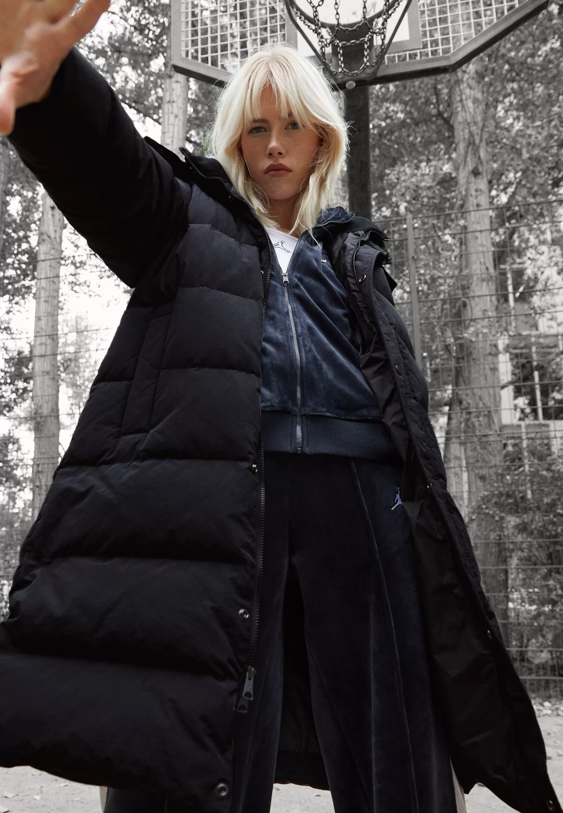 New W J Down Parka - Piumino Donna Piumini Lunghi
