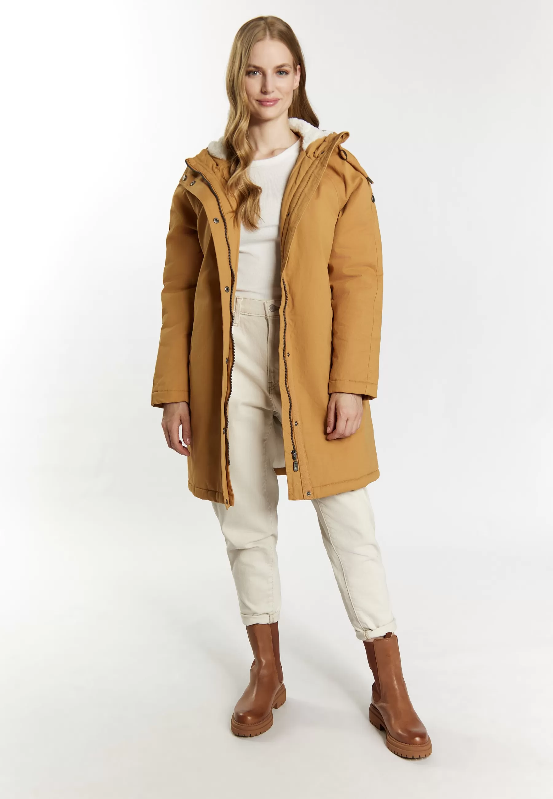 Fashion Wattierter Mit-Altipl - Cappotto Invernale Donna Parka